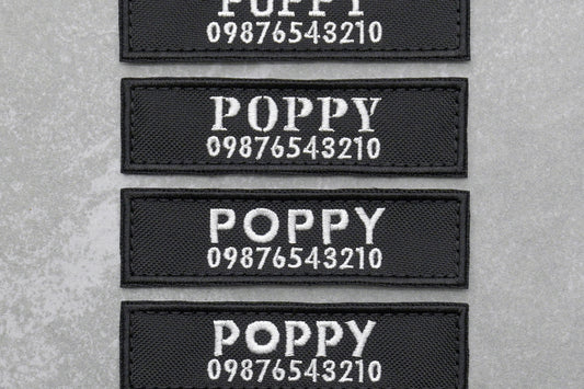 Custom Name Patches for Tactical Dog Harness