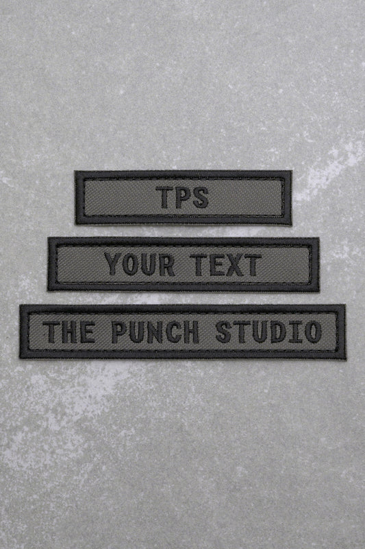 Custom Nametapes Military Tactical Embroidery Patch, Khaki Green Fabric